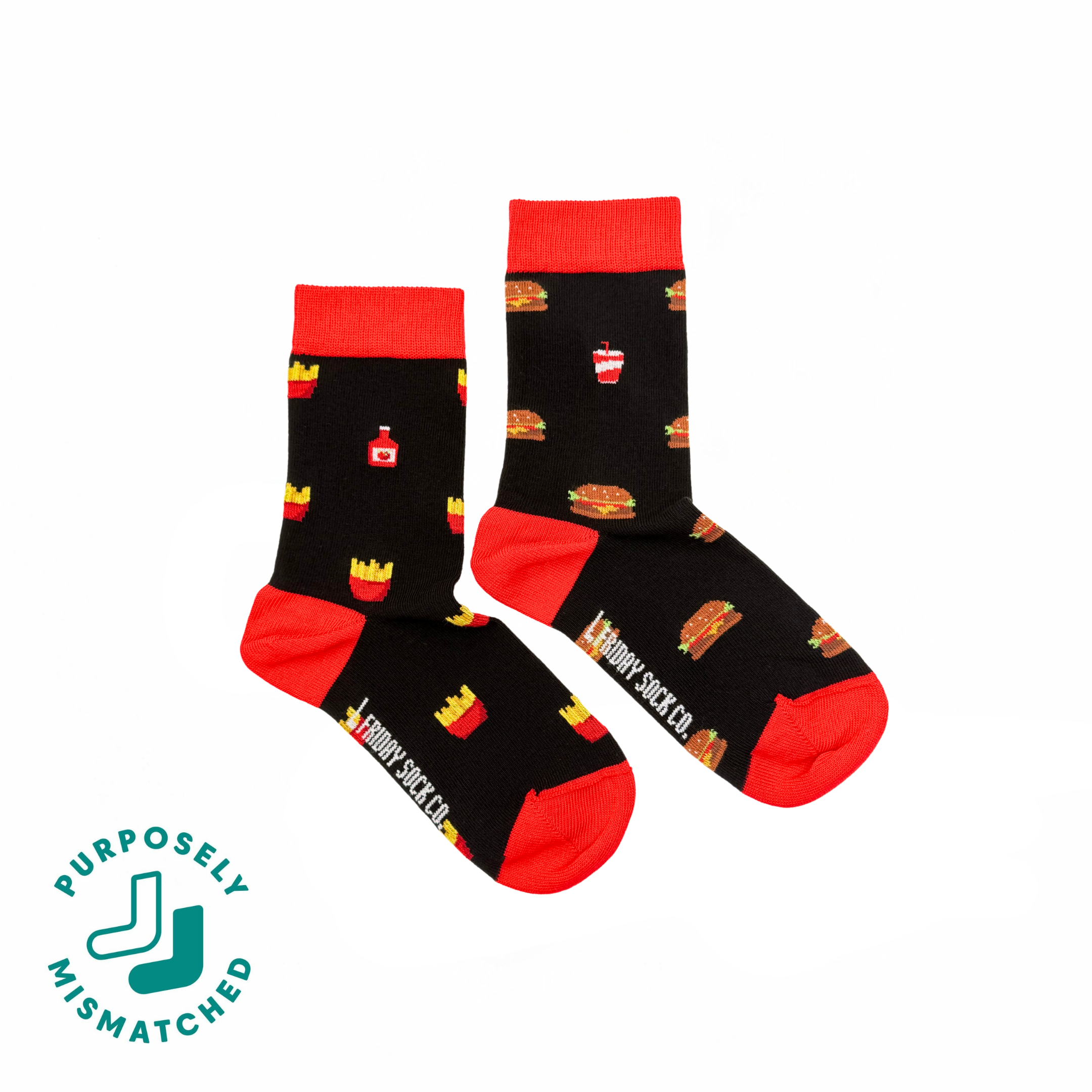 Friday Sock Co. - Chaussettes Burger pour Enfants