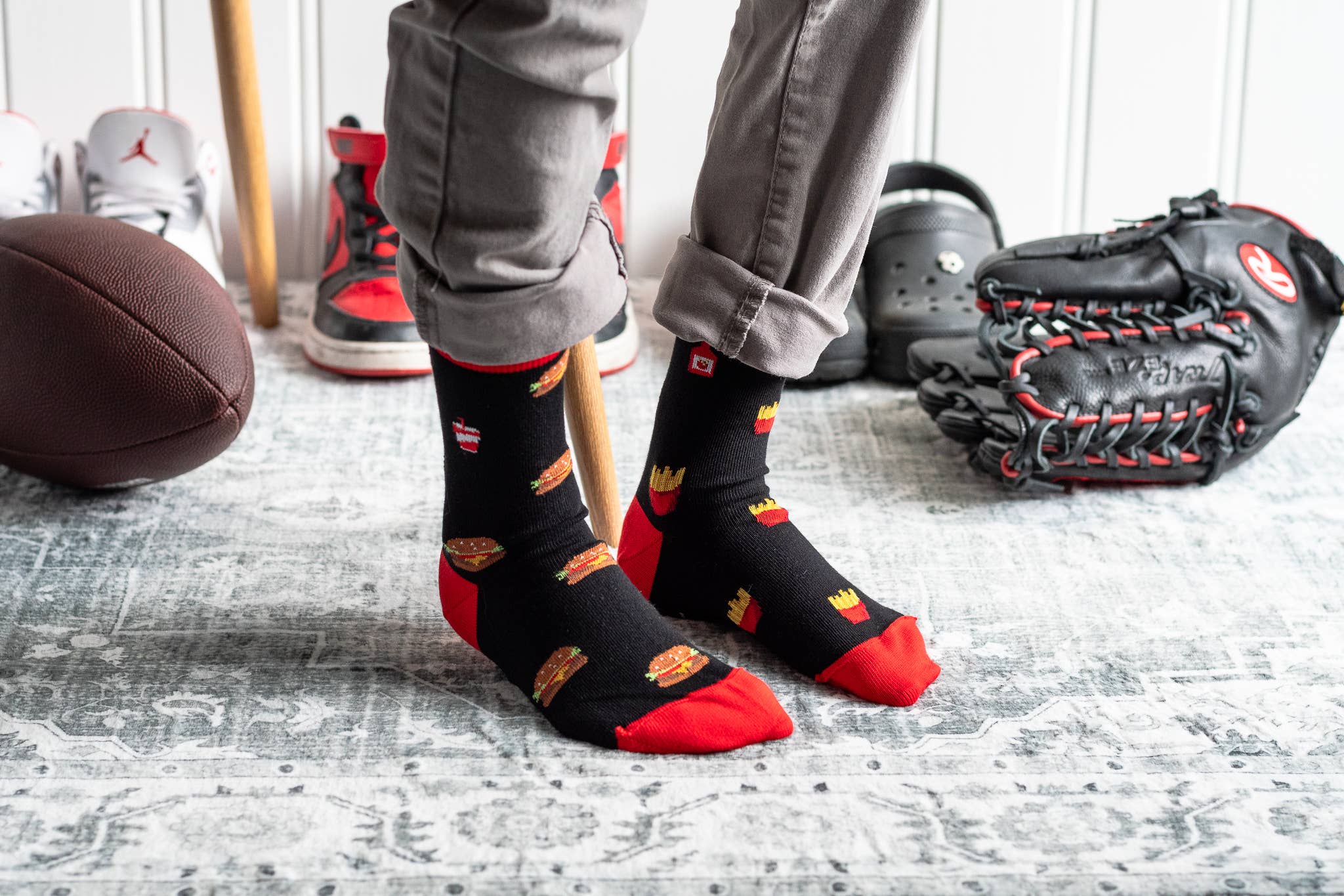 Friday Sock Co. - Chaussettes Burger pour Enfants