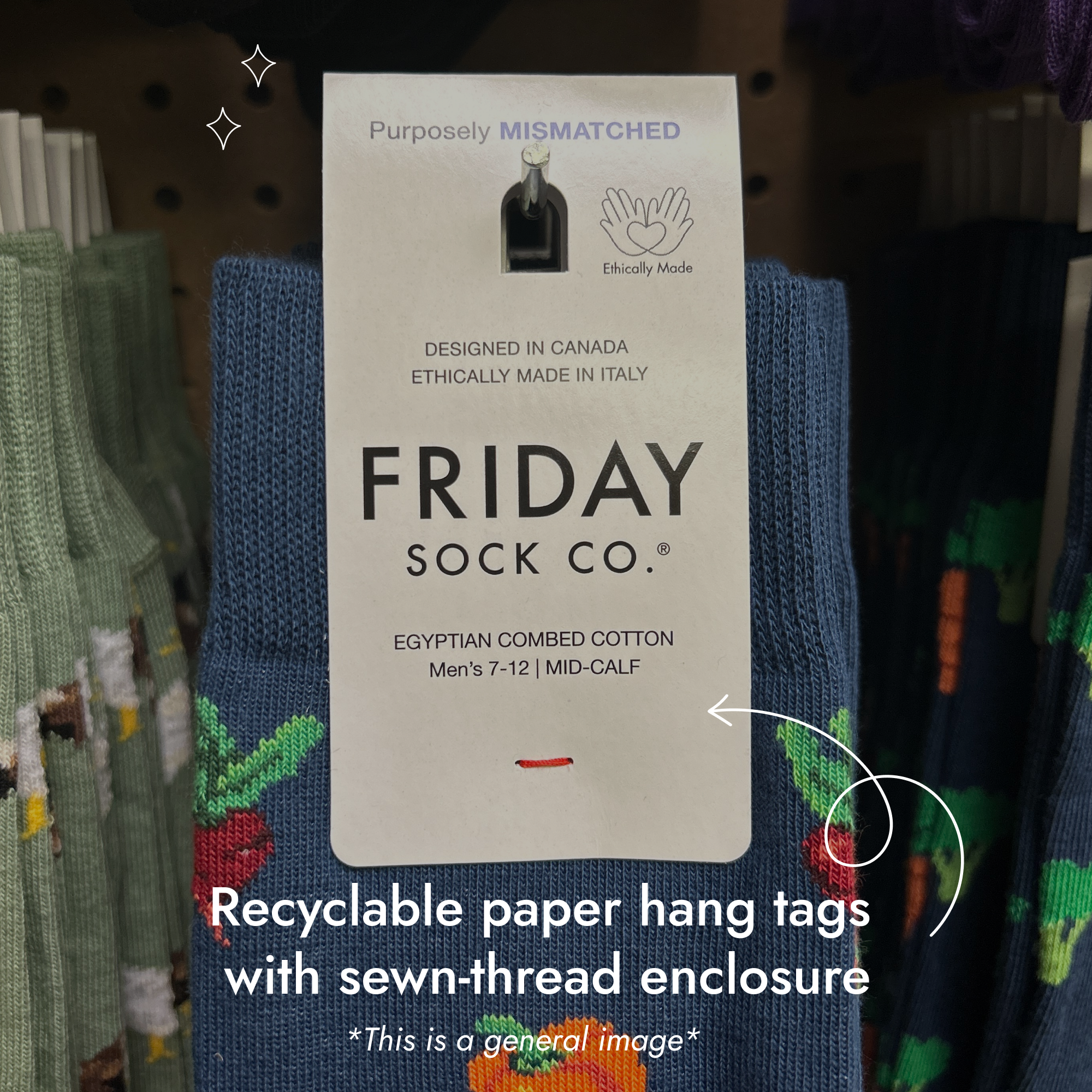 Friday Sock Co. - Chaussettes CBC Hockey Night in Canada pour hommes