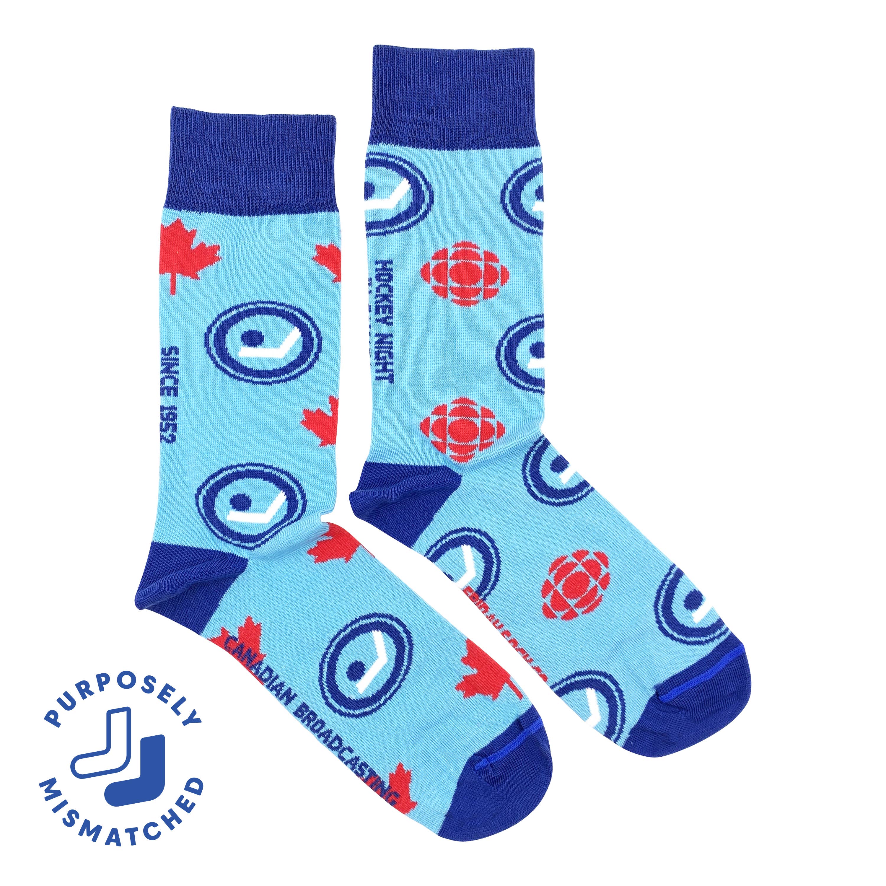 Friday Sock Co. - Chaussettes CBC Hockey Night in Canada pour hommes