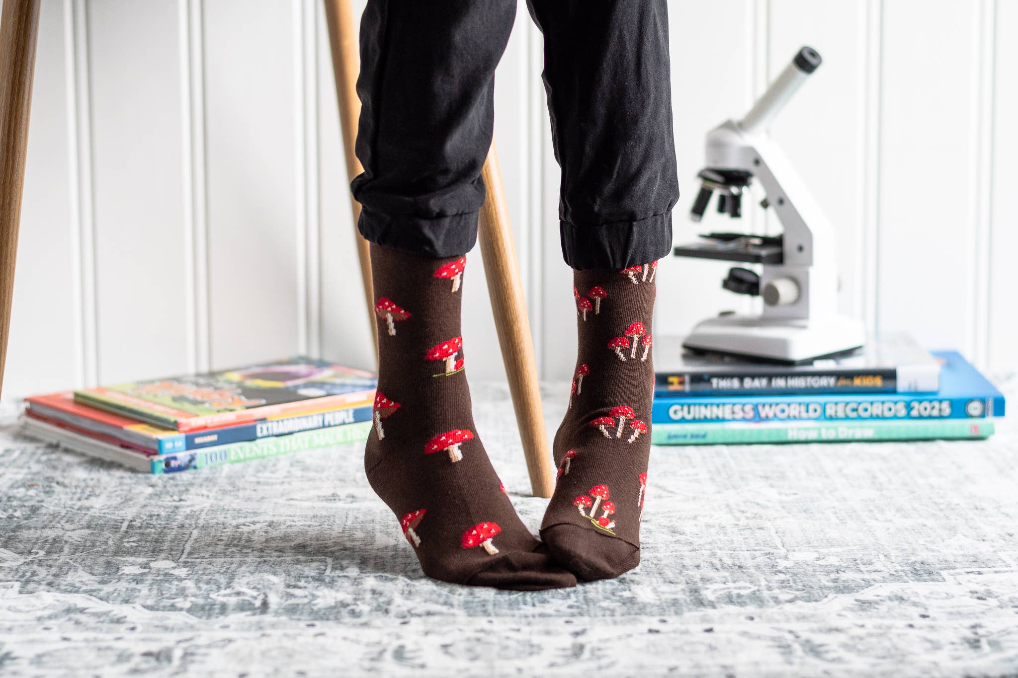 Friday Sock Co. - Chaussettes Champignon pour Enfant