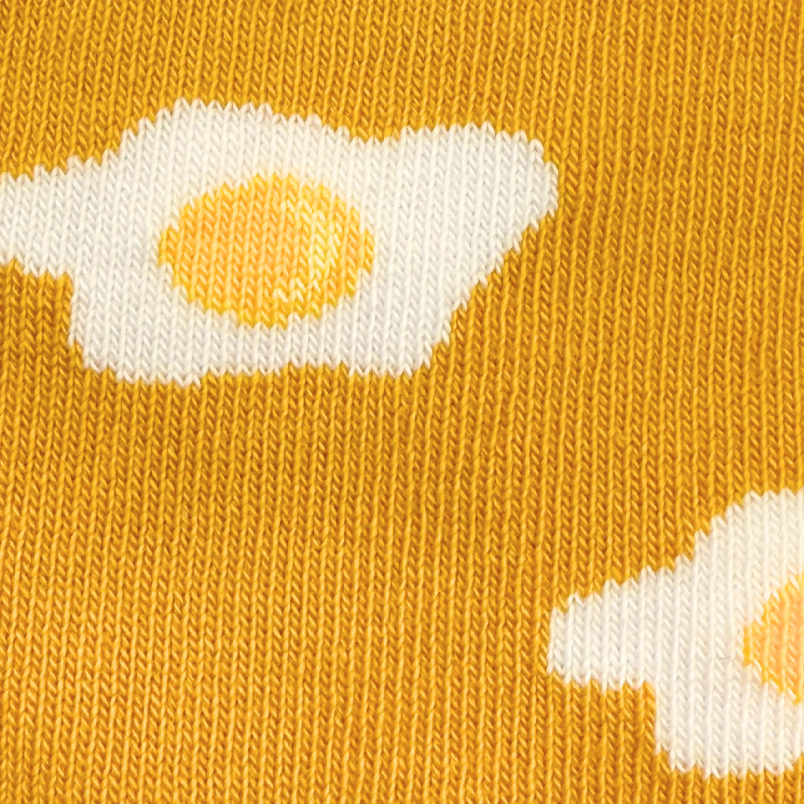 Friday Sock Co. - Chaussettes Jaunes Bacon & Œufs pour Enfants