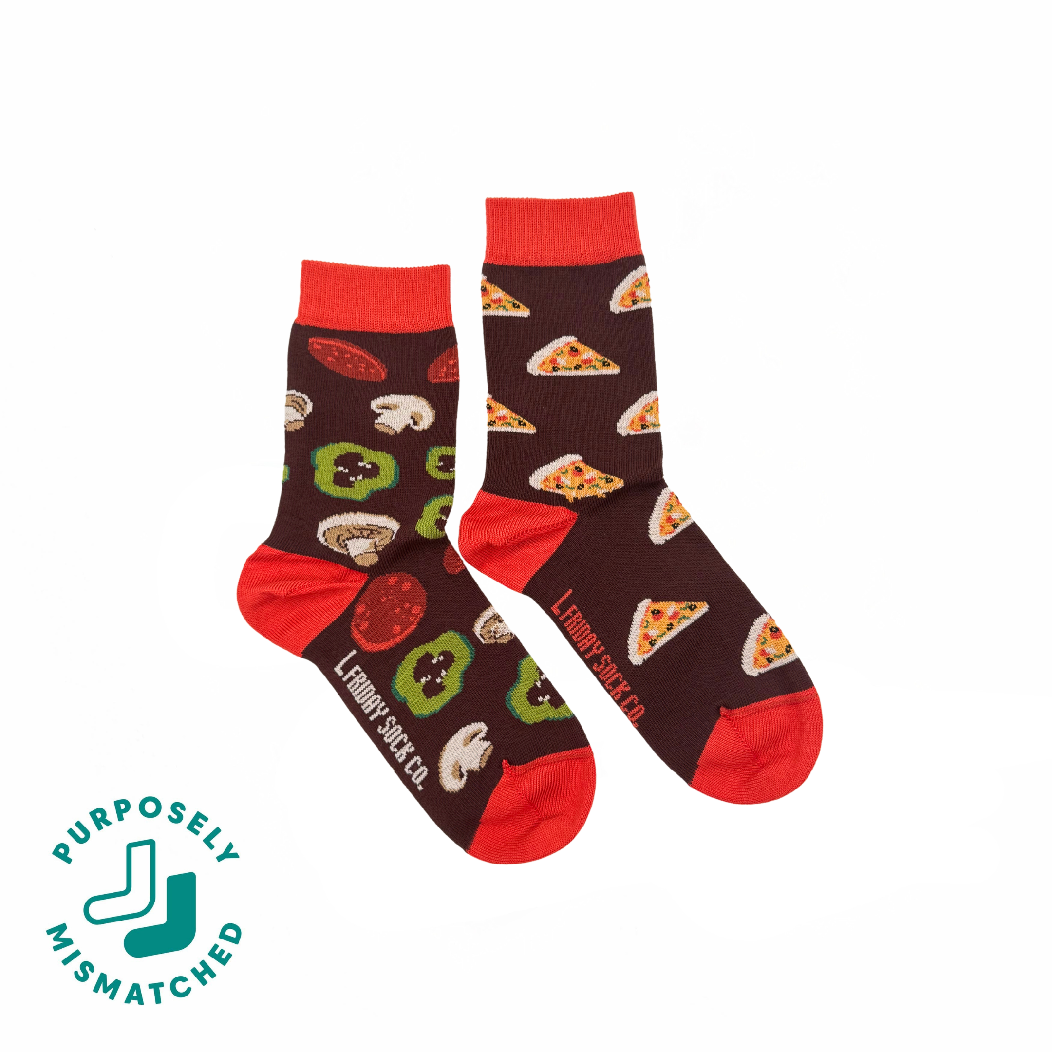 Friday Sock Co. - Chaussettes Pizza pour Enfants