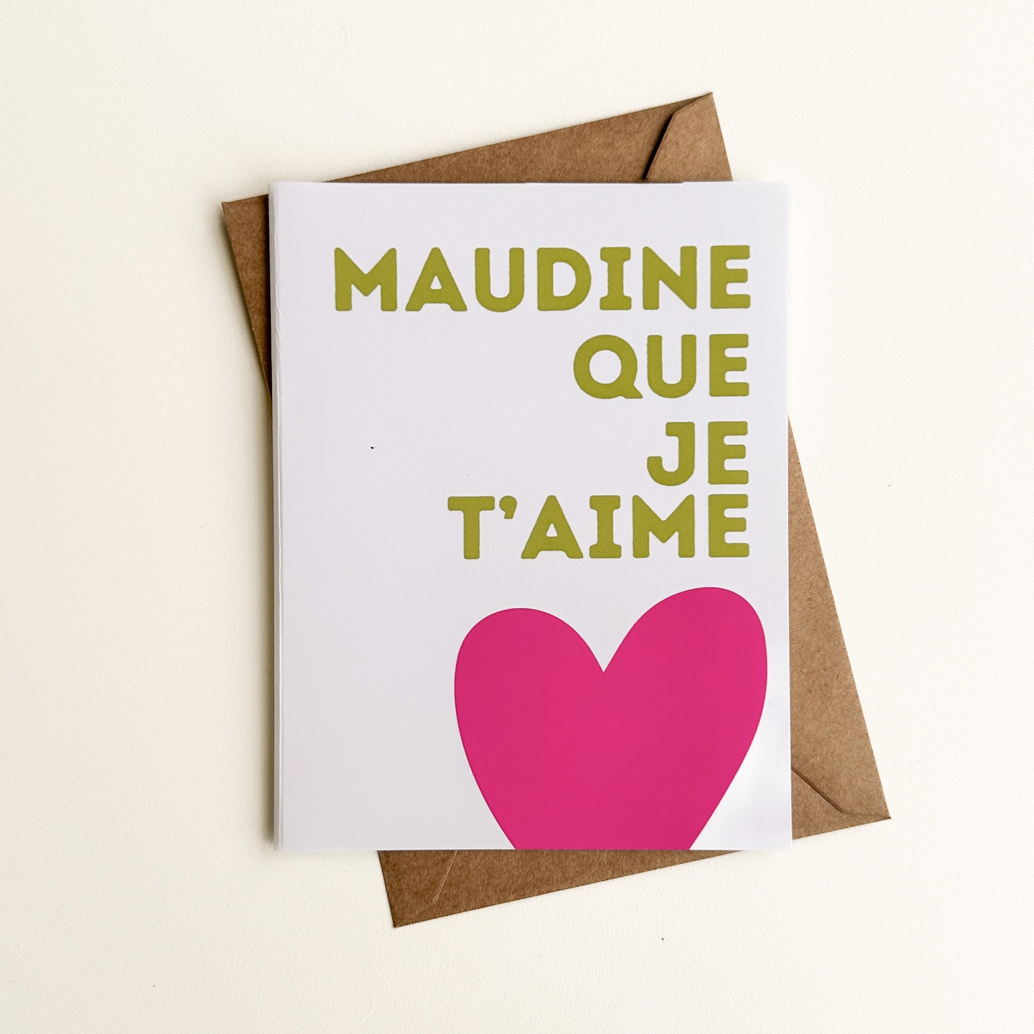 Carte de voeux - Maudine