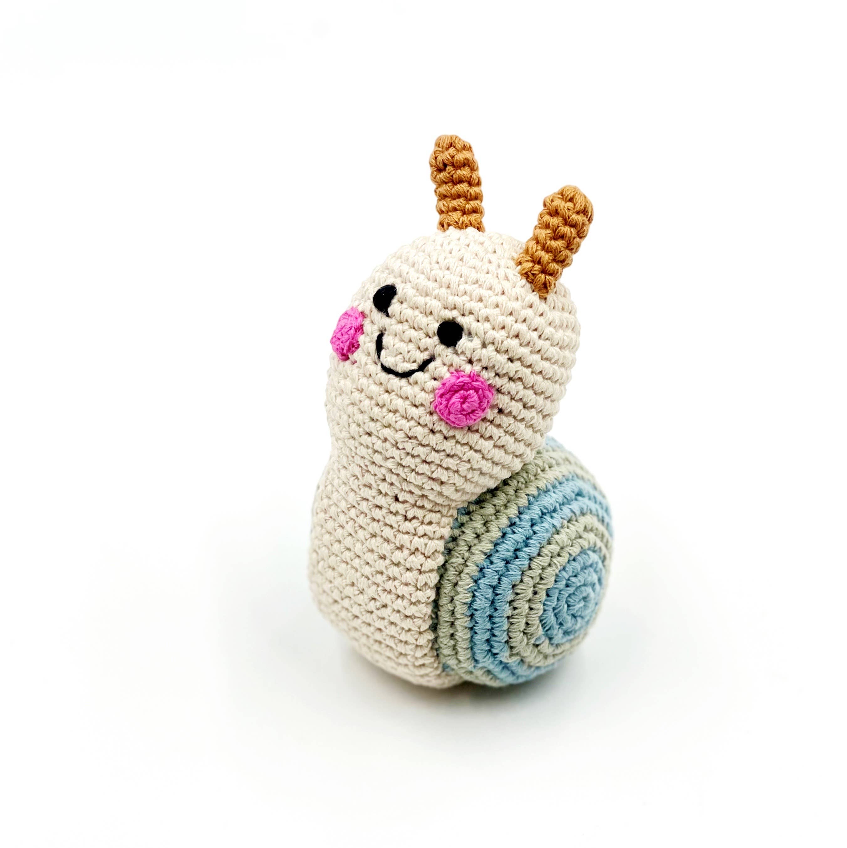 Garden Bug - Hochet en forme d'escargot.