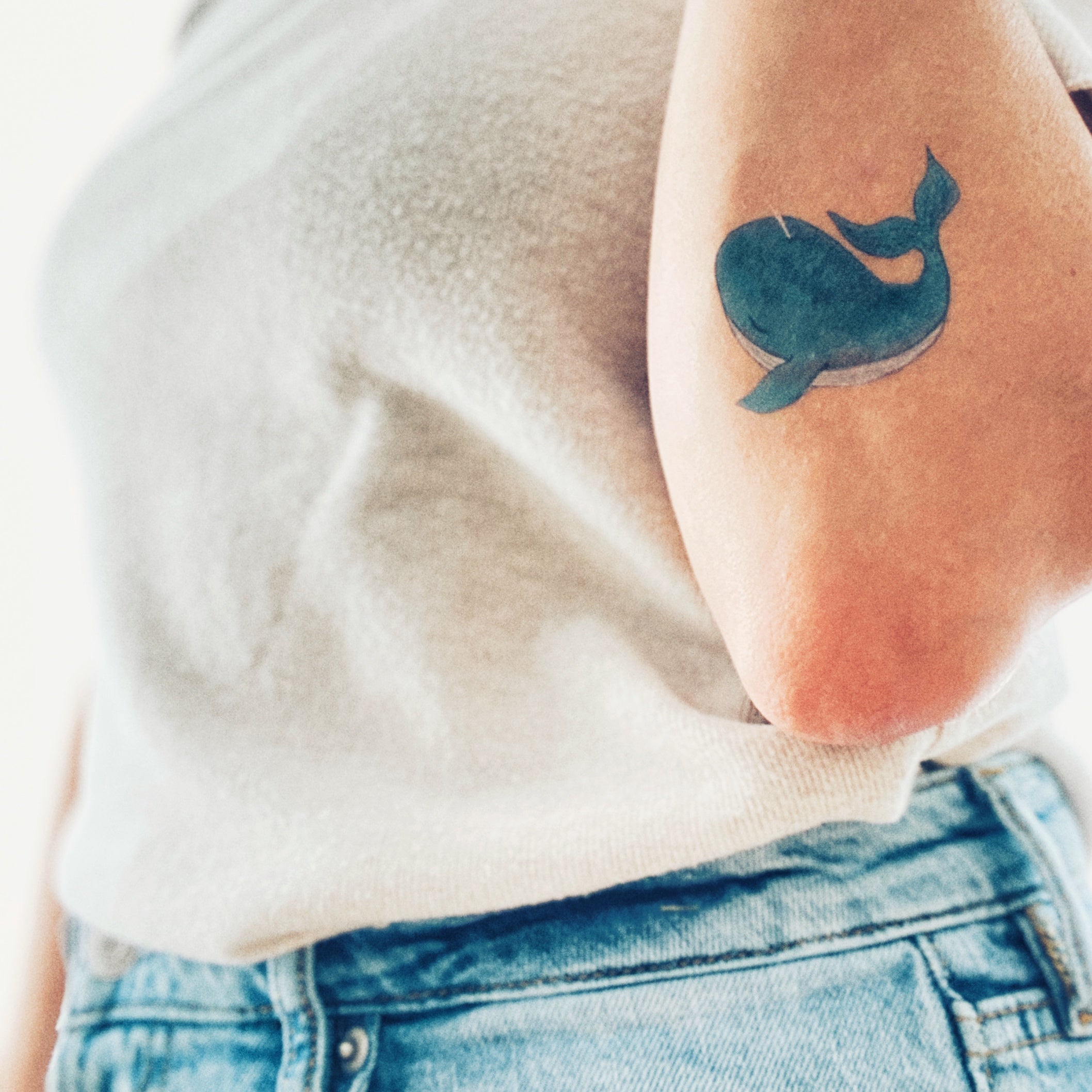 Tatouages temporaires -Les baleines par Les Tatoués Montréal