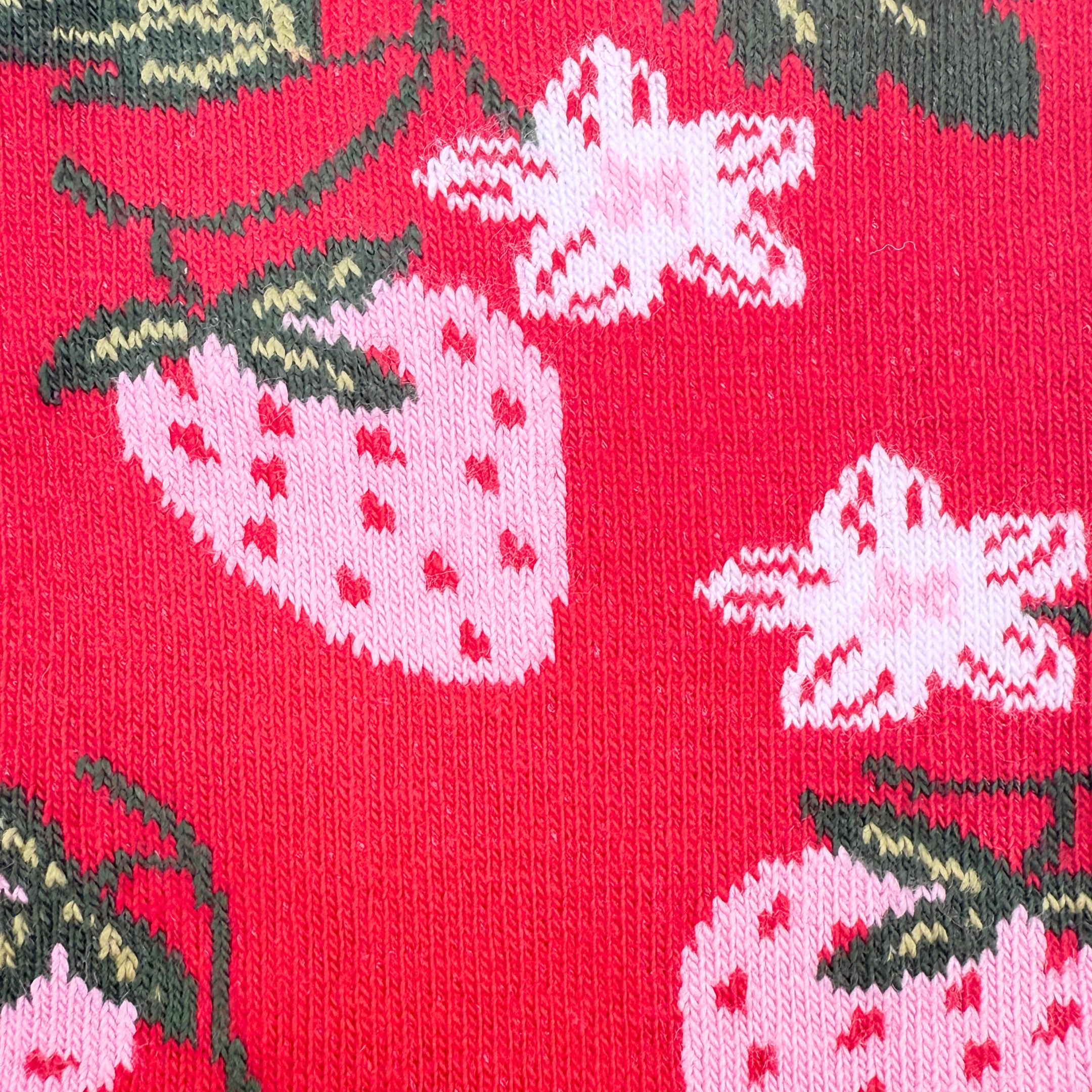 Friday Sock Co. - Chaussettes Femme Fraise, Cadeau Jardin de Printemps