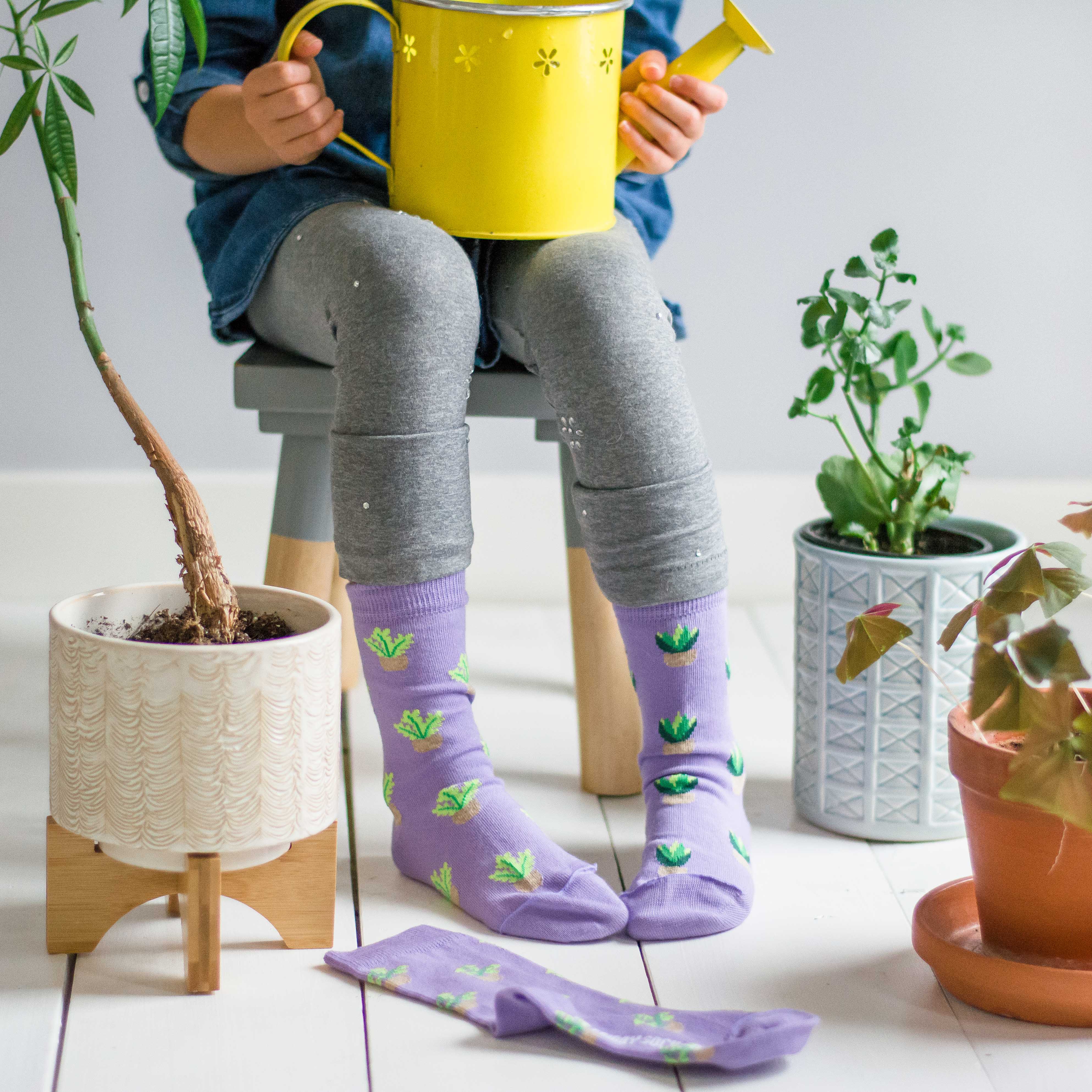 Chaussettes enfant | Plantes | Fun Socks