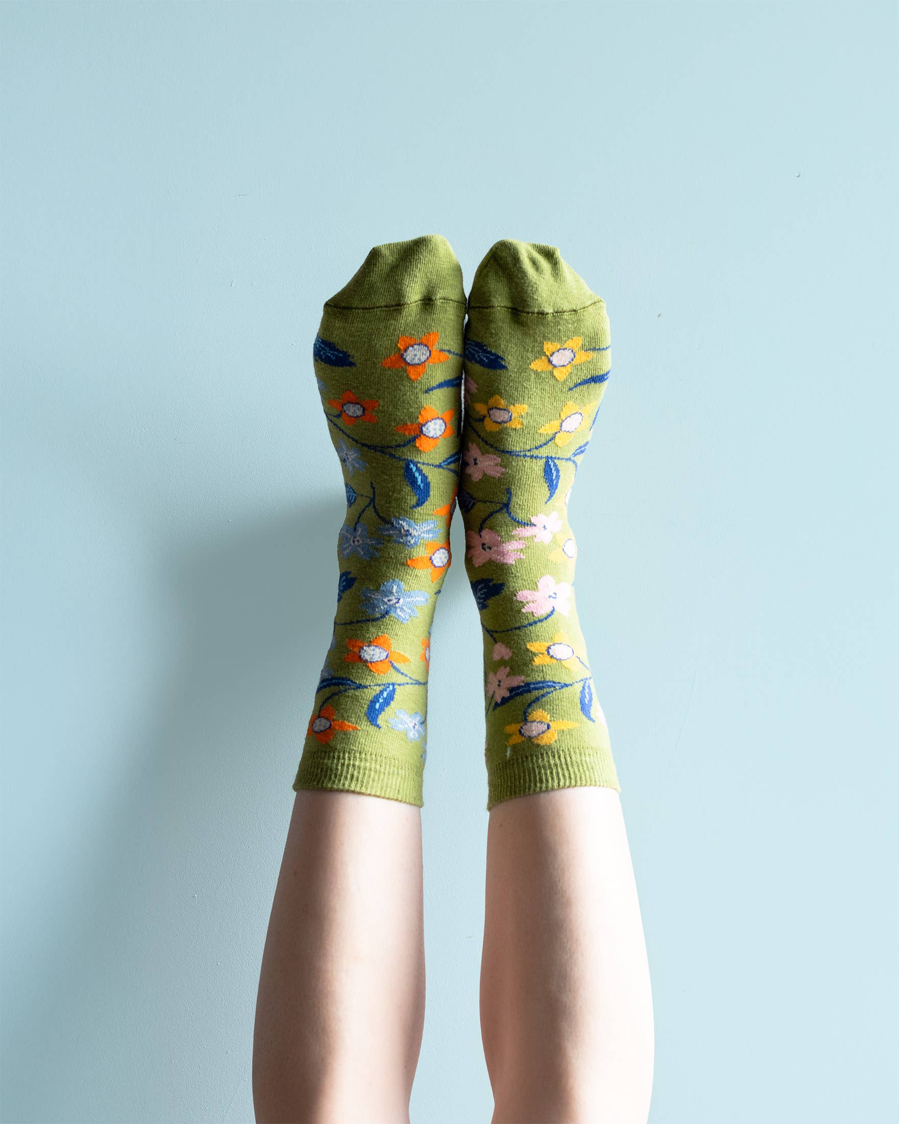 Friday Sock Co. - Chaussettes dépareillées pour femmes avec motif de vigne florale - Cadeau floral