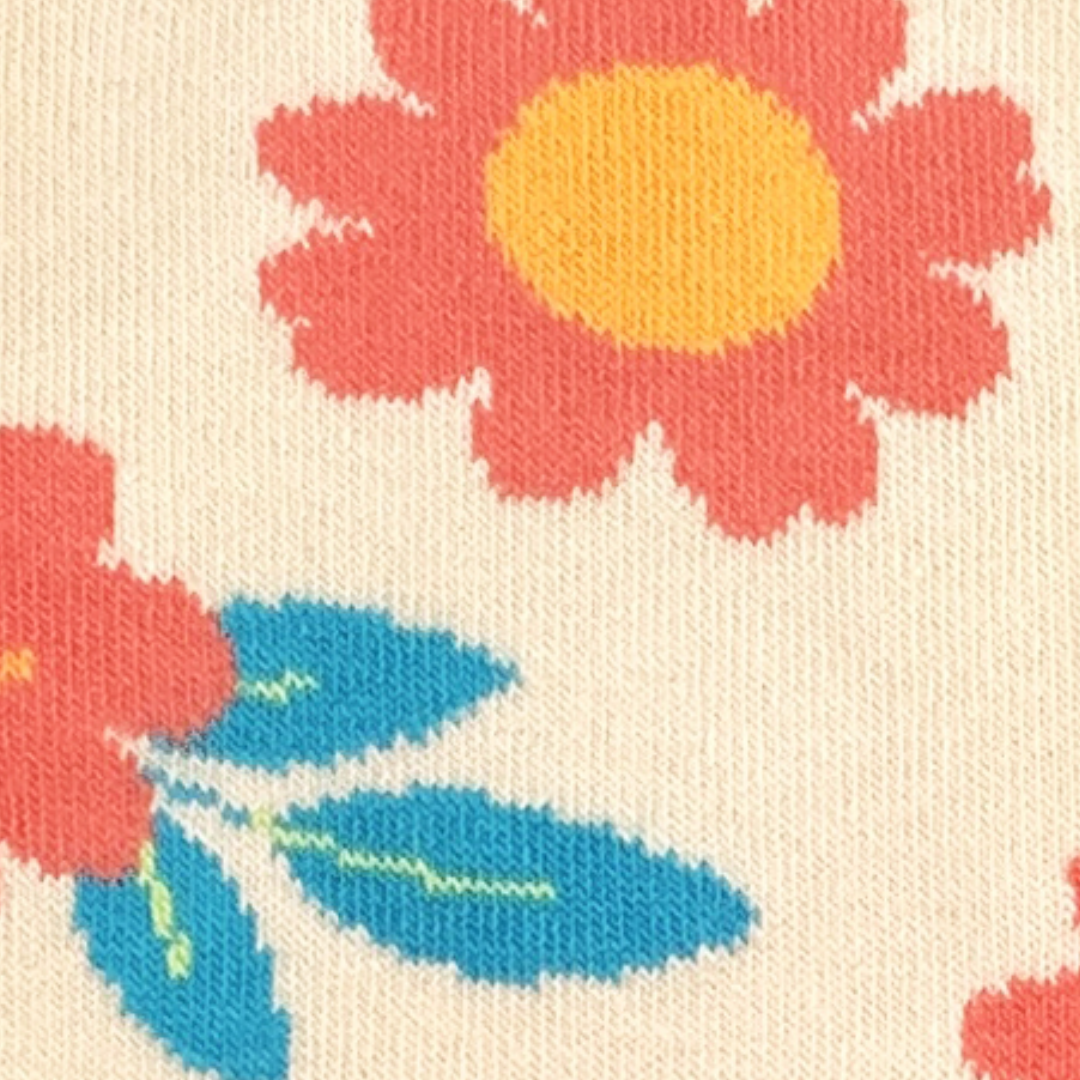 Friday Sock Co. - Chaussettes dépareillées amusantes pour femmes - Cadeau floral