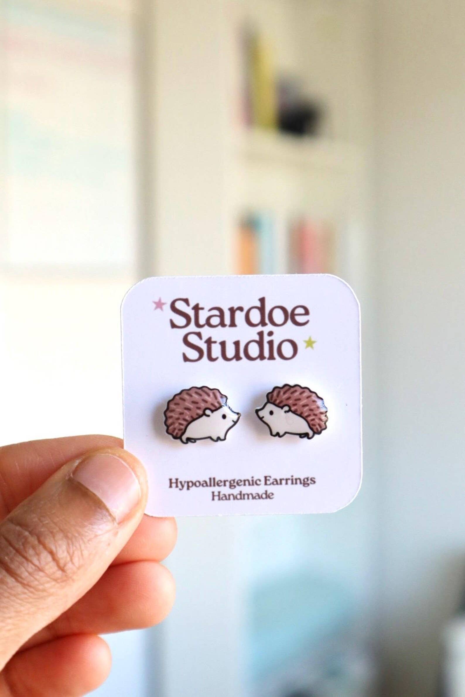 Stardoe Studio - Boucles d'oreilles hérisson