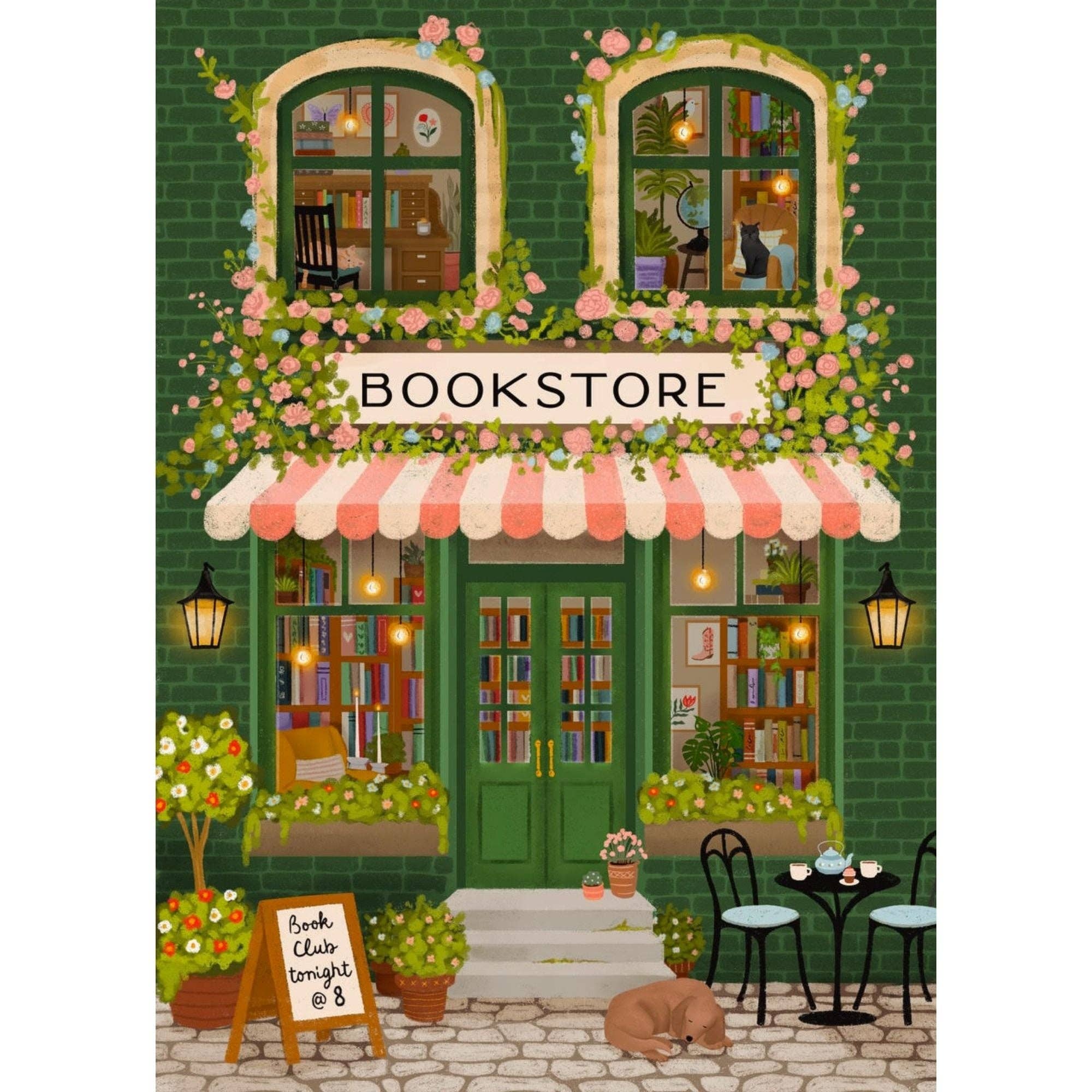 Villager Puzzles - Librairie Émeraude | Puzzle de 1000 pièces | Conçu au Canada