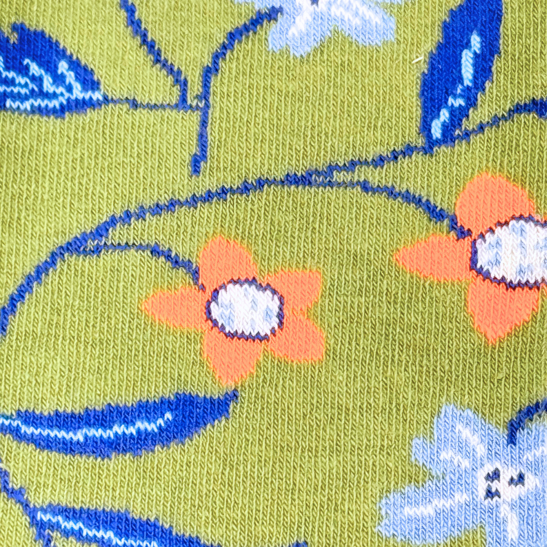 Friday Sock Co. - Chaussettes dépareillées pour femmes avec motif de vigne florale - Cadeau floral