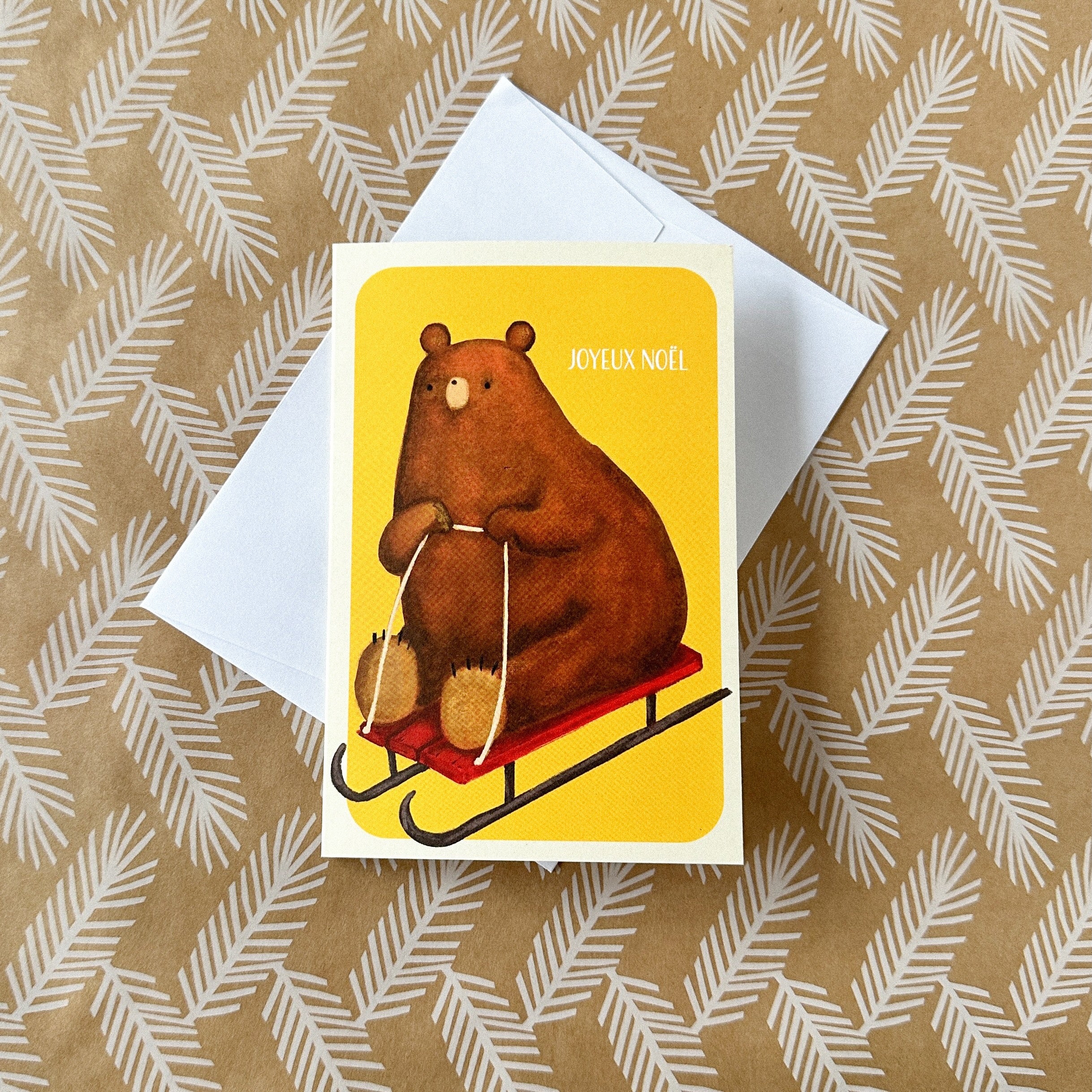 Carte de voeux - L'ours