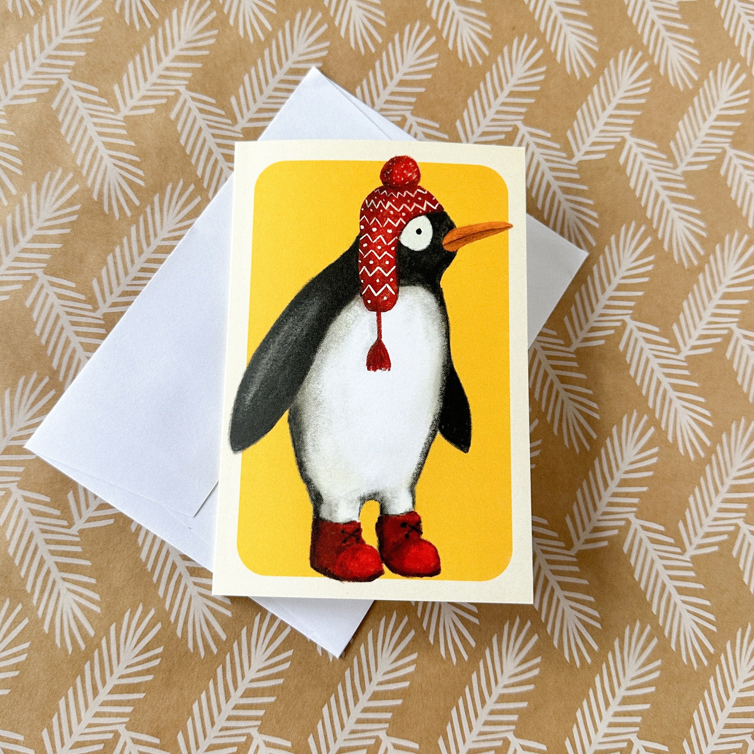Carte de voeux - Pingouin