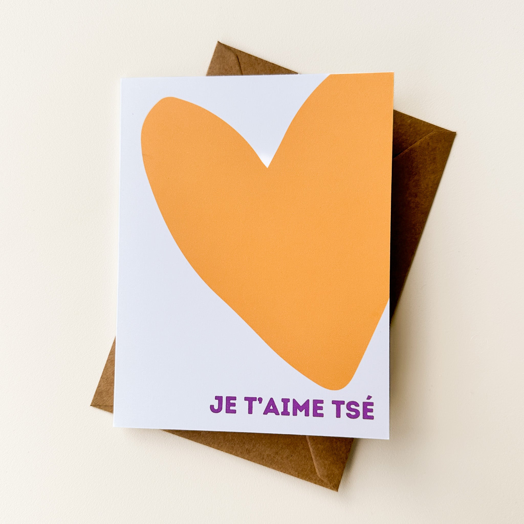 The greeting card kit that says I love you