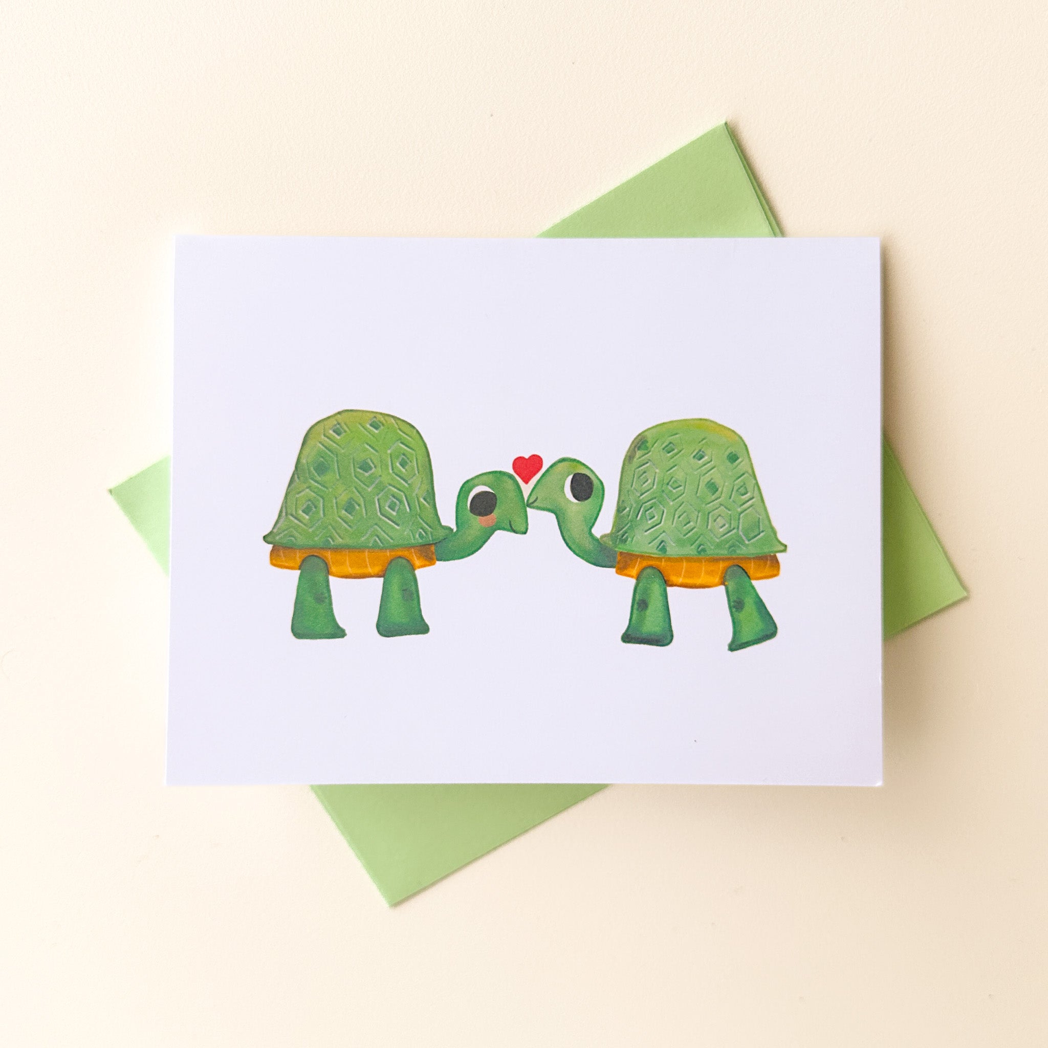 Greeting card - The turtles