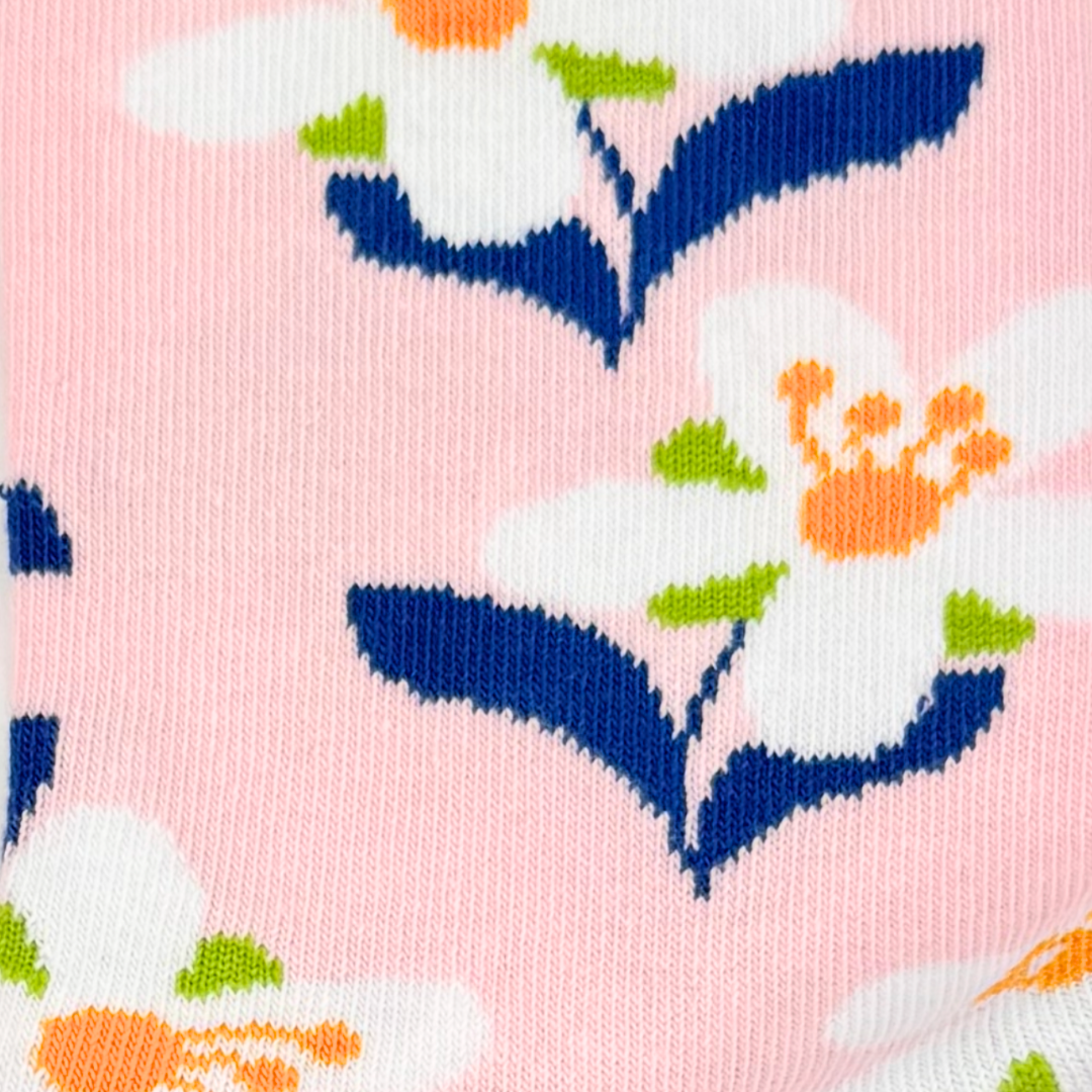 Friday Sock Co. - Chaussettes dépareillées modernes pour femmes Jasmine - Cadeau floral