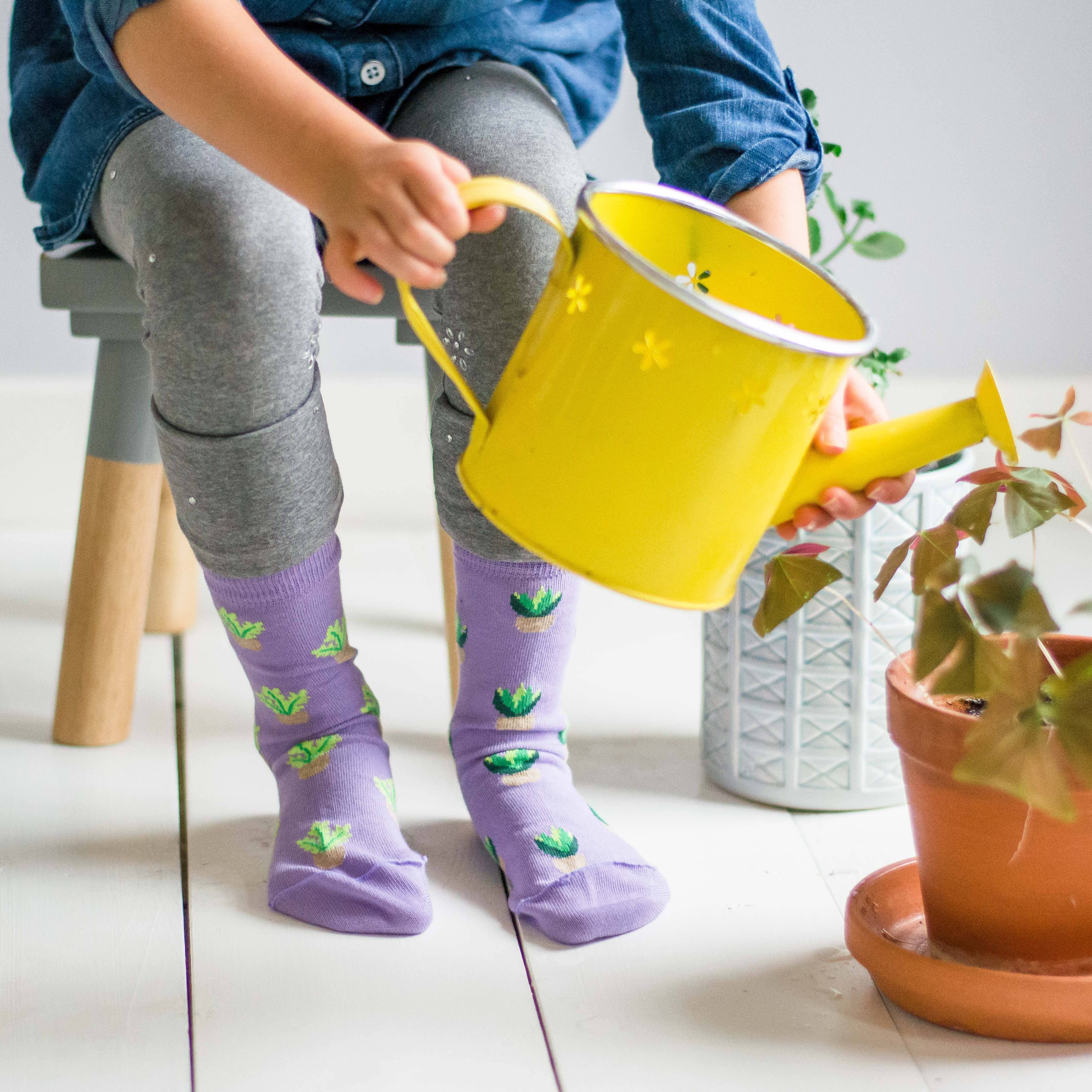 Chaussettes enfant | Plantes | Fun Socks