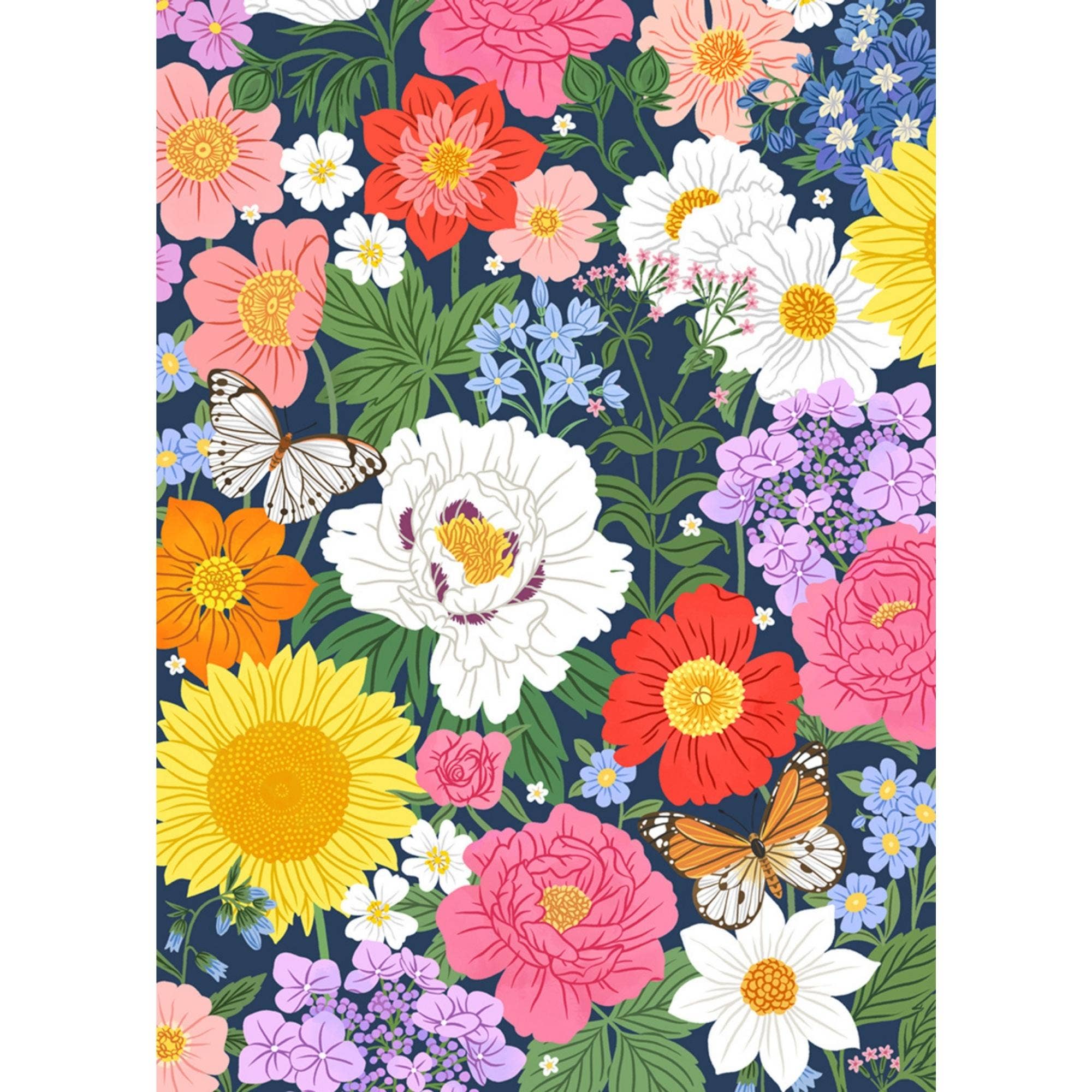 Villager Puzzles - Fleurs de Minuit | Puzzle de 500 pièces | Conçu au Canada
