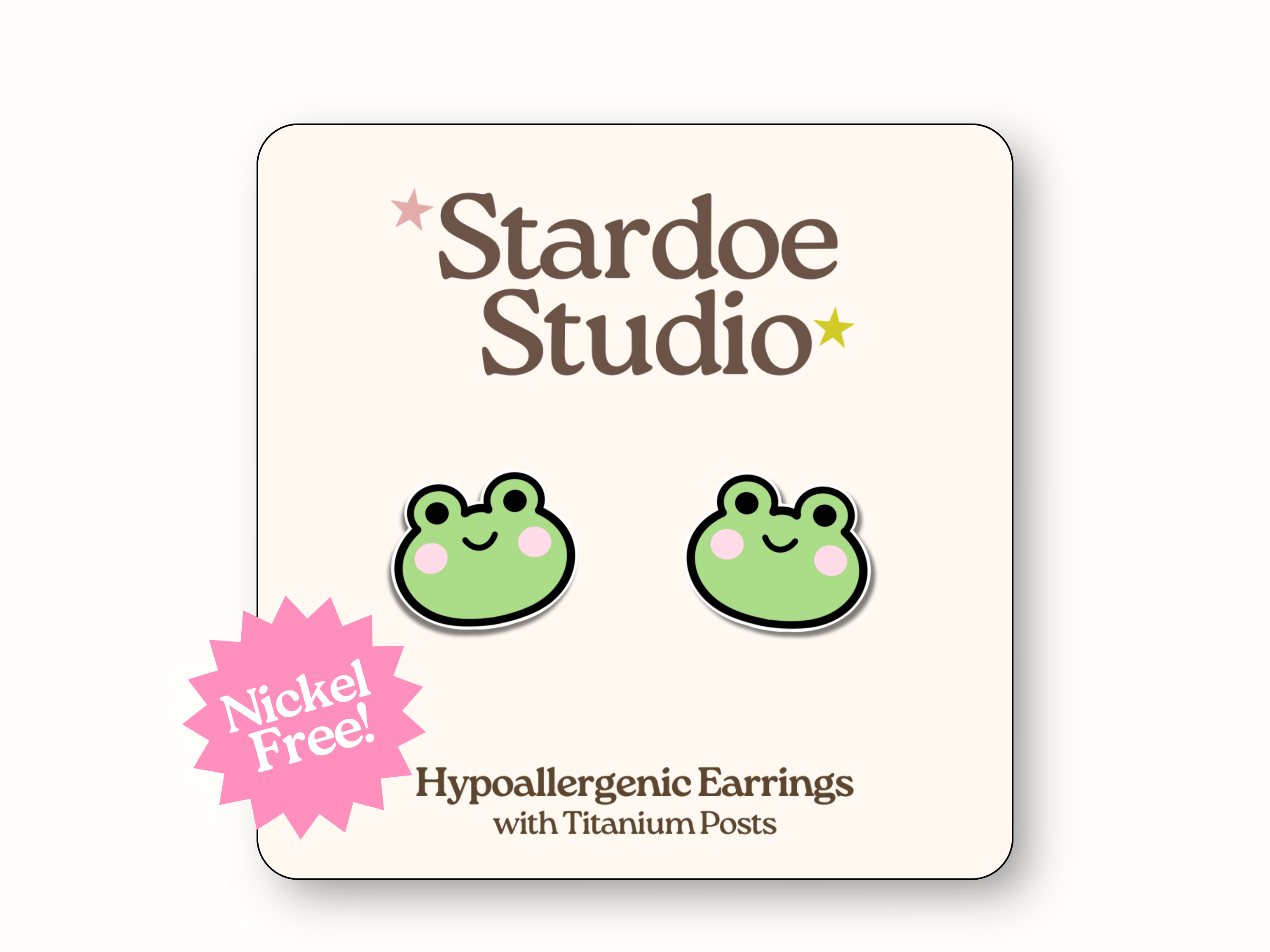 Stardoe Studio - Boucles d'oreilles Grenouille
