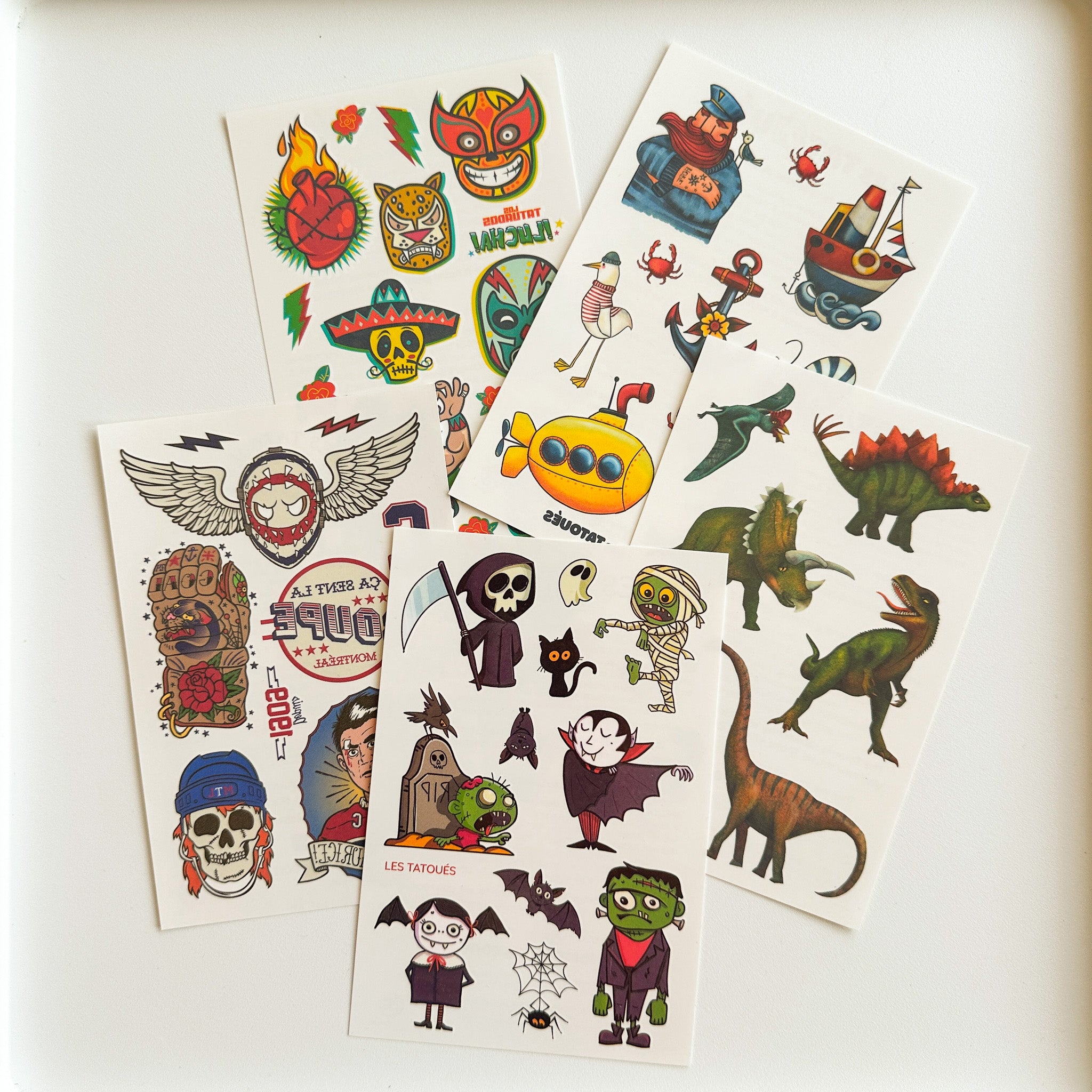 The Little Active Kit - Temporary tattoo bundle