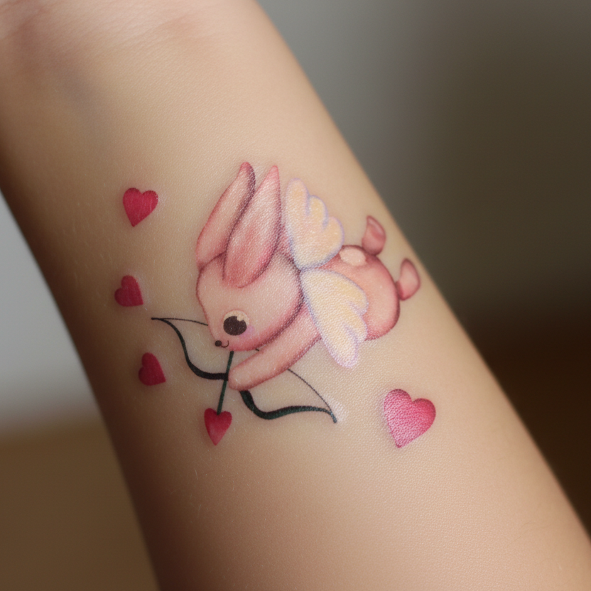 The valentine bunnies